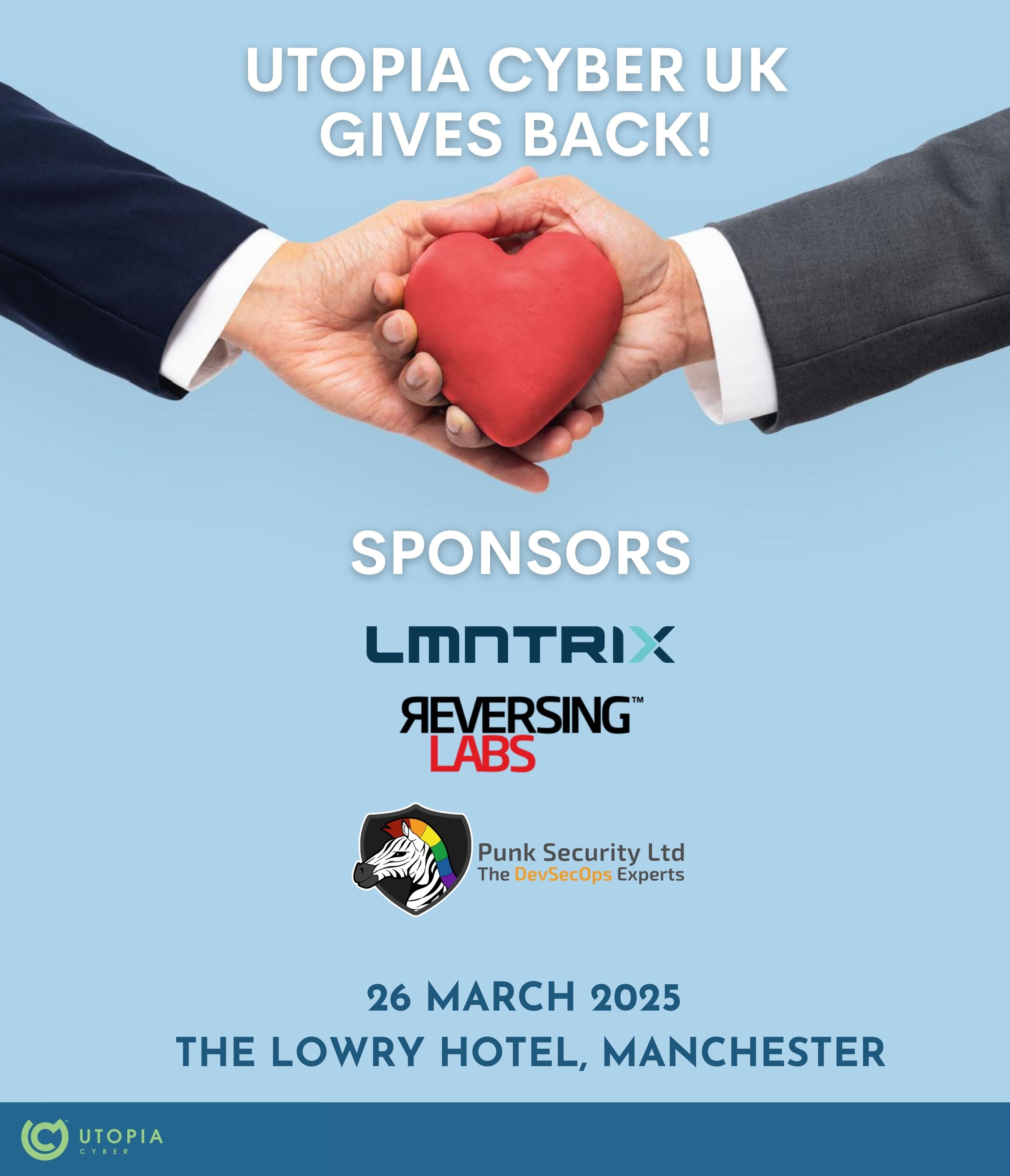 Utopia Cyber UK Gives Back: A Huge Thank You to Our Generous Sponsors